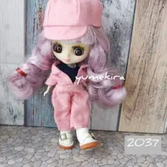 ぷちリカちゃん プチブライス No.2039 茶 エンジニアブーツドール靴