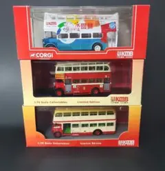 絶版品】香港の九龍バス（KMB）1:76スケール限定版ダブルデッカーバス