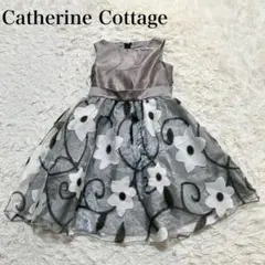 キャサリンコテージ　花柄ワンピース　ドレス　ノースリーブ　リボン　セレモニー
