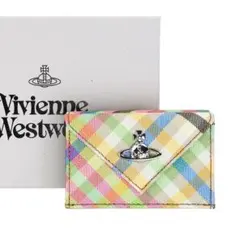 ヴィヴィアンウエストウッド 財布 三つ折り チェック柄 5115002EW