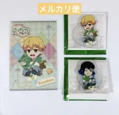 鬼滅の刃 ハンドメイド　アクリルスタンド　ポストカード　我妻善逸　嘴平伊之助