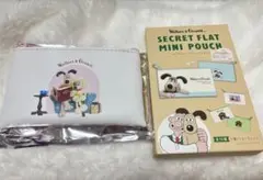 Wallace&Gromit シークレットフラットミニポーチ