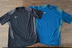 ミズノ サッカー トレーニングウェア 2枚セット 2XL