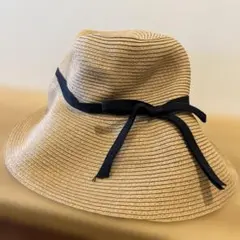 ‪☆アフタヌーンティー 美品ストローハット‪☆のサムネイル