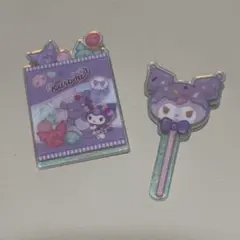 サンリオキャラクターズ アクリルブローチ クリームinスナック クロミセット