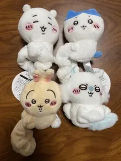 ちいかわ　ぬいぐるみシュシュ4種セット