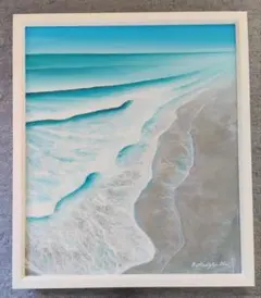 油絵　白波の律動　F10 洋画家　池畠　史幸　新作真筆画 油絵 白波の律動 F10 洋画家 池畠 史幸 新作真筆画 - メルカリ