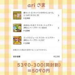 ari様 リクエスト 3点 まとめ商品