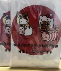 匿名配送　送料無料　モンスターハンター　アイルー　キティ　猫　クリアファイル