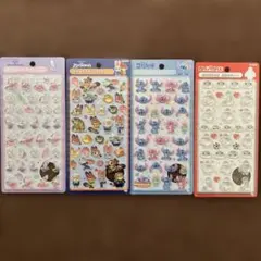 ボンボンドロップシール　ディズニー4点セット