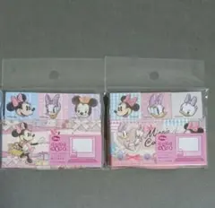 ミニーマウス・デイジーダック メモ帳セット