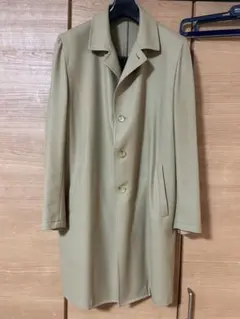 バセットウォーカー　ステンカラーコート　メンズ　カシミア　アダムエロペ