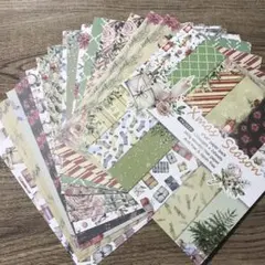 D3 デザインペーパー　海外　ハンドメイド　素材　おすそ分けファイル　クリスマス