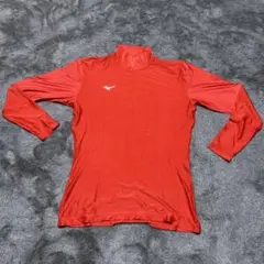 Mizuno インナー 赤 長袖