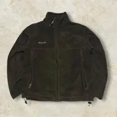 山*浩様 Columbia フリースジャケット USメンズ 肉厚クラシックダーク