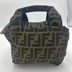 FENDI フェンディ ビンテージ ミニバッグ ズッカ柄 値下げオッケーです