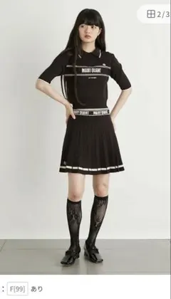マリークワント　lily brown プリーズスカート　ミニスカートのサムネイル