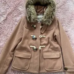 olive des olive ベージュ ダッフルコート