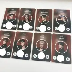 ATEEZ コールカード ８枚　コンプリート