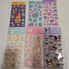 サンリオ　シール　おまとめ　6点セット　クロミ　マイメロ　シナモン