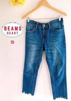 ✨ビームスハート✨ジーンズ サイズ0（S） レディース　カットオフのサムネイル