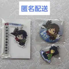 鬼滅の刃　冨岡義勇　アクスタ　缶バッジ　ラバー　くら寿司