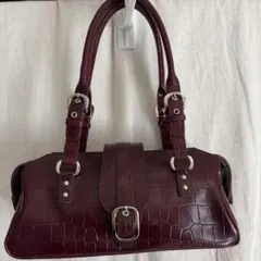 新品未使用】GUESS ゲス クロコダイル風 型押しハンドバッグ y2k