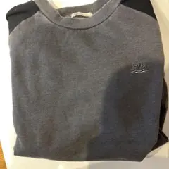 Java グレー ラグランスリーブ スウェット