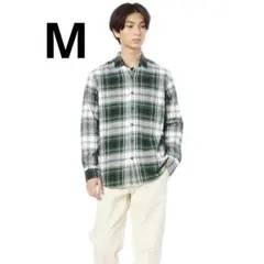 [新品未使用] フランネルシャツ 長袖 メンズ M