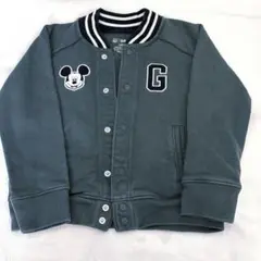 110cm 長袖ブルゾン グリーン ミッキー GAP