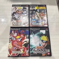 NARUTO PS2ソフト 4本セット