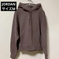 【美品】JORDAN パーカー サイズM 薄茶