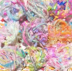 完売！656.引き揃え糸　5本セット　まとめ売り　　 お得！送料込み　① 引き揃え糸におすすめ ブルーパールモール 20g（約60m