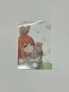 【匿名発送】学園アイドルマスター　GIGO クリアカード　 紫雲 清夏