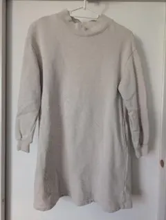 GU コットン長袖ワンピース 140