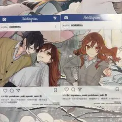 ホリミヤ アニメイト 特典 SNS風 クリアカード 宮村 堀 - メルカリ
