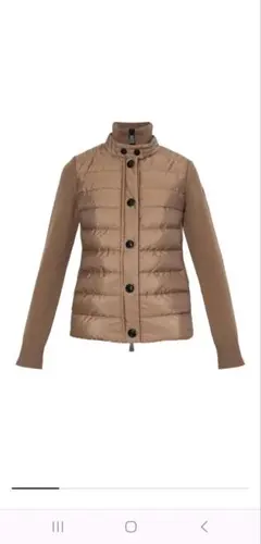 モンクレール レディース カーディガン ニット ダウンジャケット