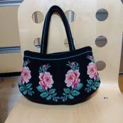 FEILER 花柄刺繍 トートバッグ