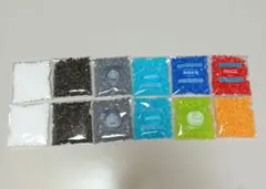 カット済み ペットボトルキャップ 10g×12 　8色セット