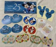 ディズニーシー 25周年 スパークリングジュビリー リーフレット＆シールセット