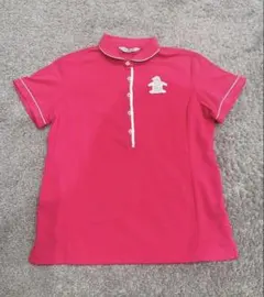 Munsingwear 半袖ポロシャツ ピンク Lサイズのサムネイル