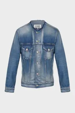 Maison margiela メゾンマルジェラノーカラーデニムジャケット 46