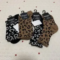 新品未使用タグ付き 匿名取引 ルルモーメント 靴下 親子セット