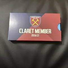 ウエストハム　メンバーシップ特典　名刺入れ2016-17