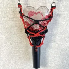ペンライト用ホルダー　ブラック×レッド
