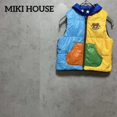MIKI HOUSE ミキハウス　中綿　リバーシブルベスト　90