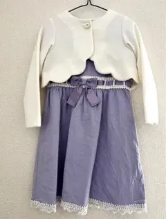 入学式　発表会　フォーマルドレス　120 ワンピース＆ボレロ　発表会