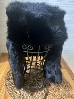 京通帽厂　北京　ラビットファー帽子　毛皮帽子