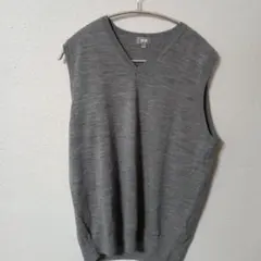 UNIQLO エクストラファインメリノVネックベスト　L