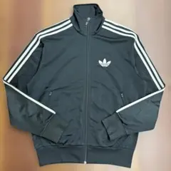 adidas 90s トラックジャケット ファイヤーバード 古着 黒 Mサイズ